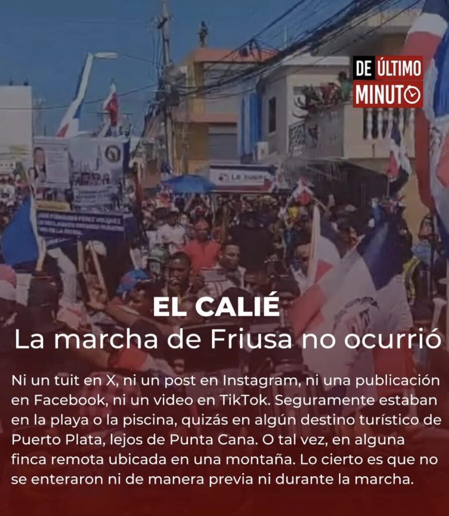 La marcha de Friusa no ocurrió